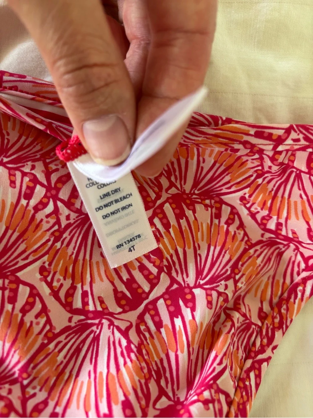 New 4T Girls Vineyard Vines reversible bikini swimsuit bottoms